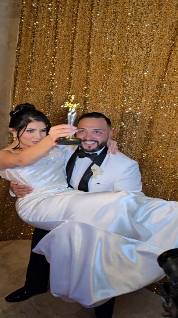Boda latina con photo booth en Houston