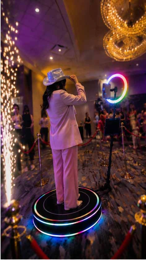 360 video booth rental Houston event sample