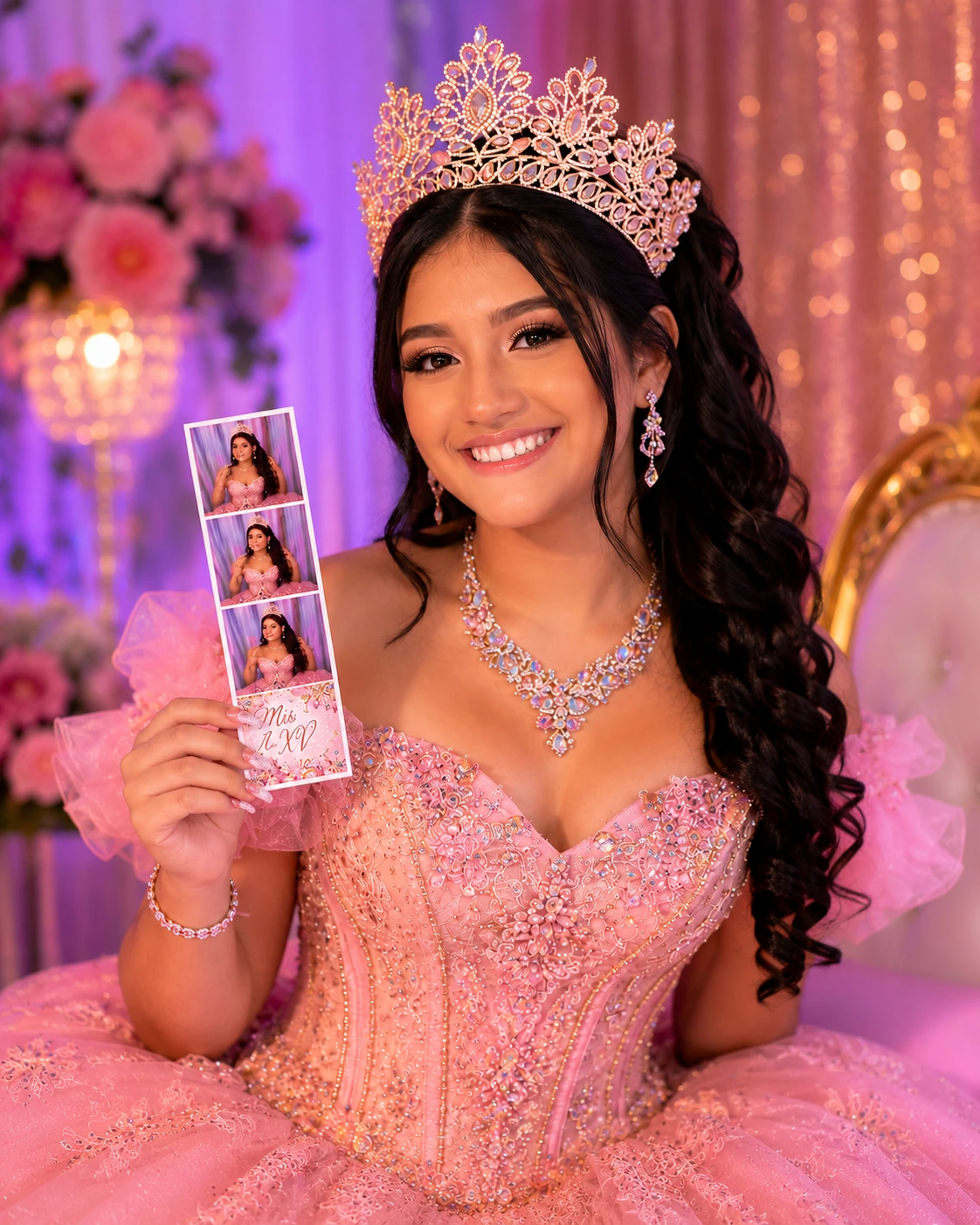 Renta de Photo Booth para Quinceañeras en Houston